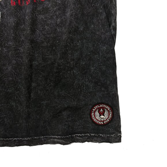 Affliction American Customs Distressed Logo Y2K T-Shirt Mens 3XL XXXL 3X - Picture 3 of 5